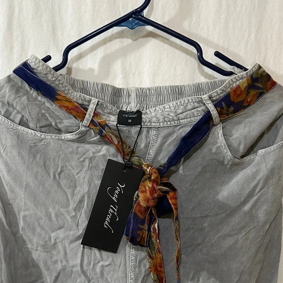 Young Threads Bohemian Wide Leg Pants with Patchwork Design - Picture 8 of 11